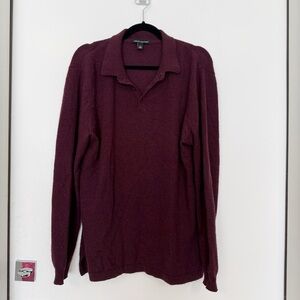 Autumn Cashmere Polo Cashmere Sweater Large